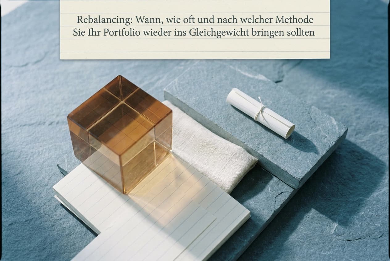 Professional header image for comparison analysis: Rebalancing: Wann, wie oft und nach welcher Methode Sie I...